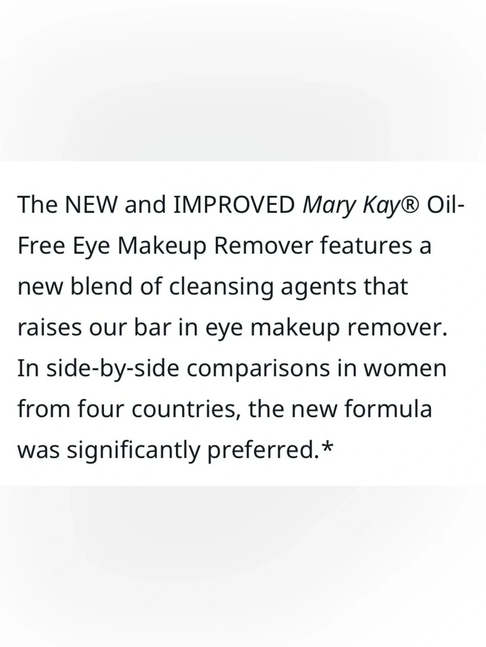 Mary Kay gentle oil
